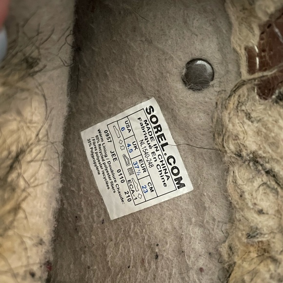 Sorel womens boot size 6. Worn one season and outgrew - Picture 1 of 5